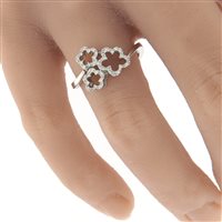 Anello Fanton Gioielli Donna ANELLI DIAMANTI in Oro bianco Diamante 0.19 Ct FGDIAANE07A - FGDIAANE07A